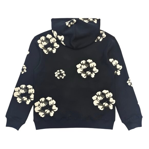 Denim Tears x CPFM Cactus Tears Wreath Hoodie Sweatshirt Black - Picture 2 of 3